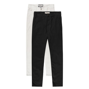 Kit 2 Calças de Sarja com Corte Chino - Santorini